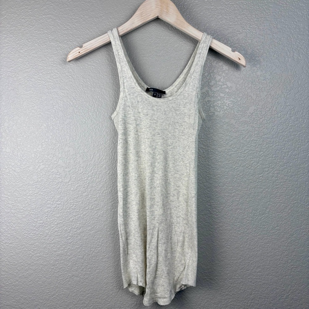 Vince Light cream w gray spots Tank Top
